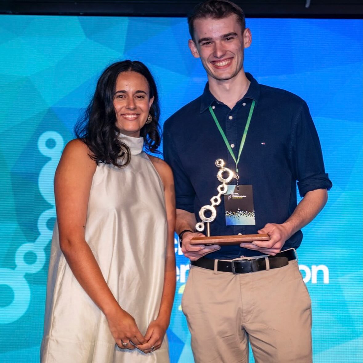CourseSpy founder Josiah Bugden at the KiwiNet Awards