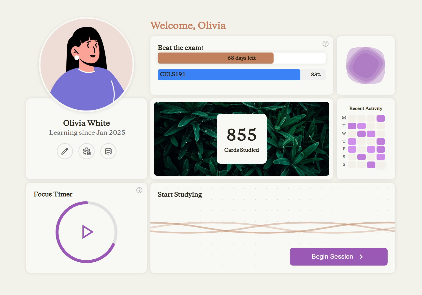 Mastery Modules Interface
