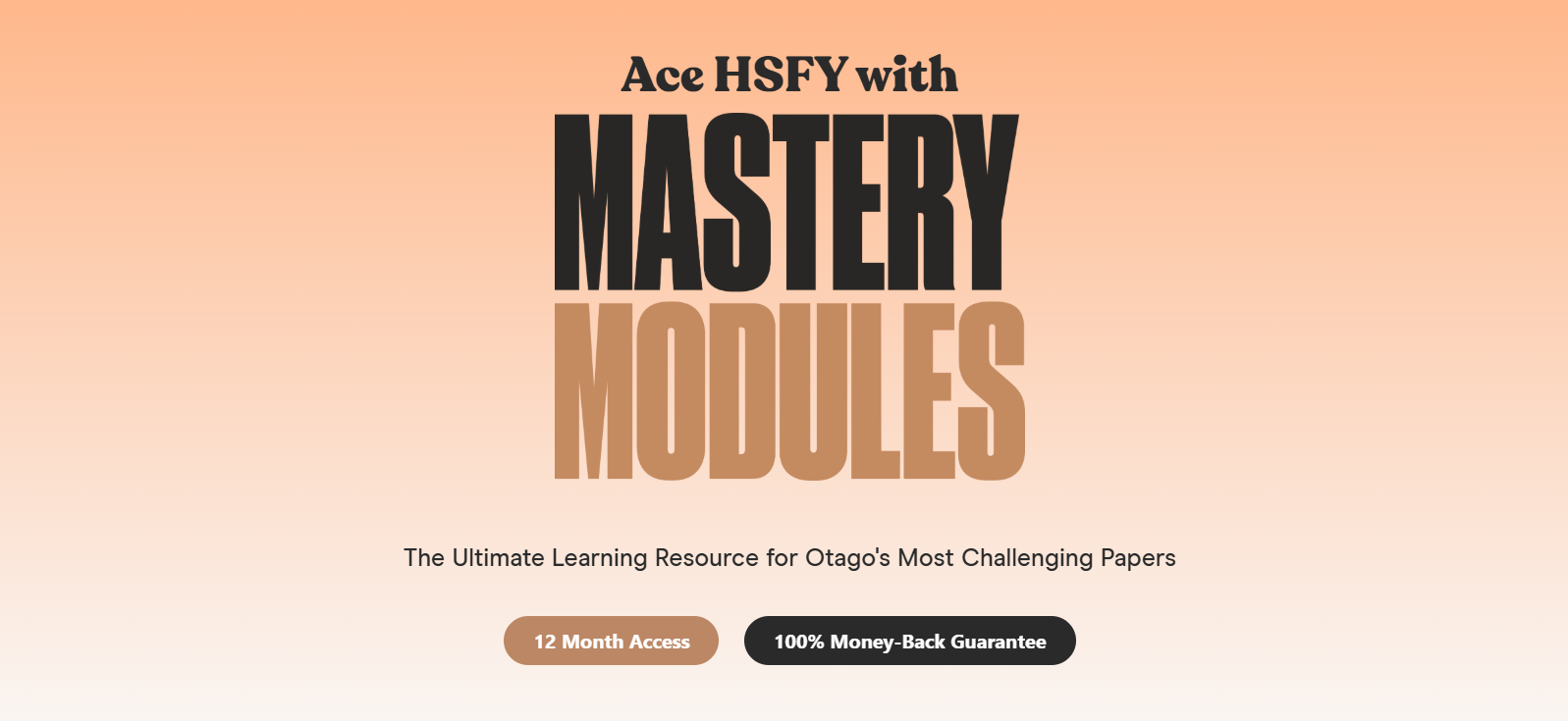 Mastery Modules